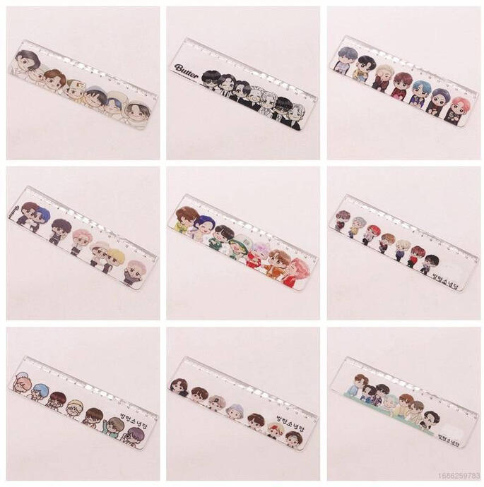bts mini ruler (code: 8)